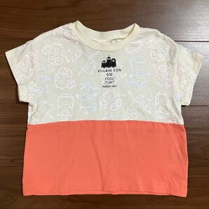 BREEZE ミニオンコラボ変色Tシャツ95cm オレンジ