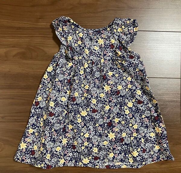 ソフィティカ Sophitica 花柄ワンピース 95cm 紺色