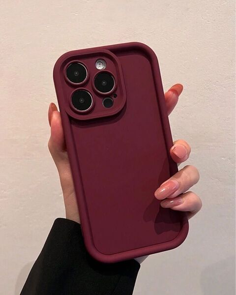 【新品未使用】SHEIN スマホケース バーガンディ iPhone 12pro 23699269