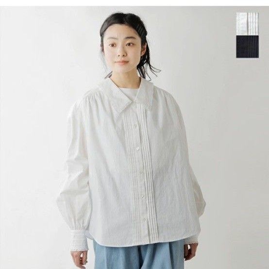美品シンゾーン THE SHINZONE チェルシーレースブラウス フリル 36