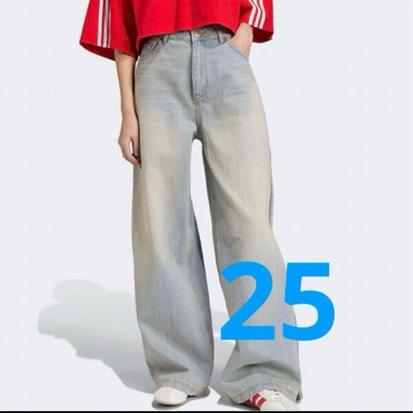 adidas アディレニウム ジップ ウォッシュドデニムパンツ JX9210 デニムパンツ