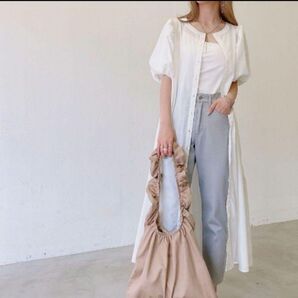 美品★ヴァニーユー マルソデ2WAYシャツワンピース 半袖 バルーンスリーブ ワンピース