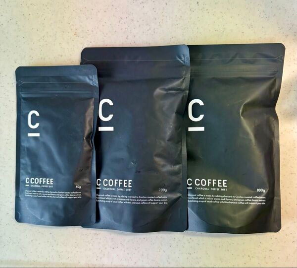 CCOFFEEチャコールコーヒーダイエット100g2点+50g1点 ★最安値★