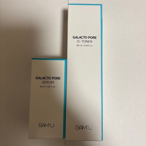 即購入可SAM'U サミュガラクトポアオーツートナー 180mlガラクトポアセラム 40ml