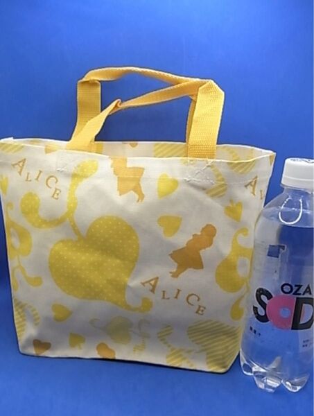 不思議の国のアリス ランチ ミニ トート バッグ キャンバス KIRIN 午後の紅茶 非売品 キリン