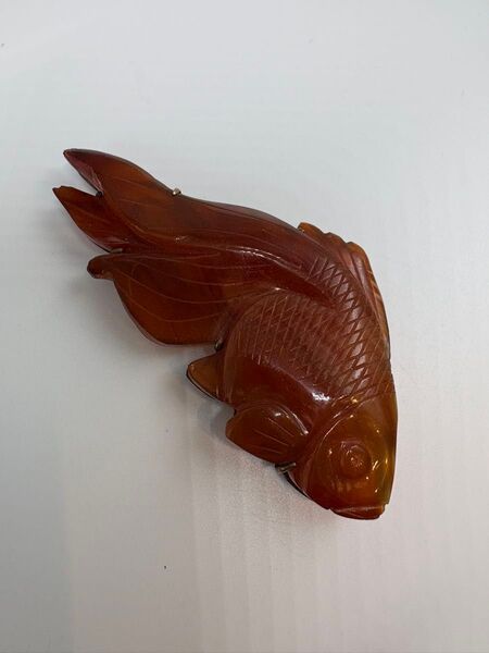帯留 帯留め 和装小物 金魚 キンギョ きんぎょ アンティーク ヴィンテージ アクセサリー ビンテージ 骨董 着物 和装