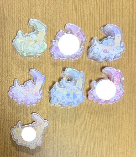 アクリルパーツ 4cm ホロ入り