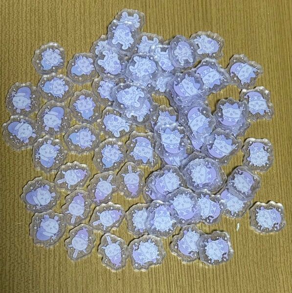 アクリルパーツ2cm ラメ入り