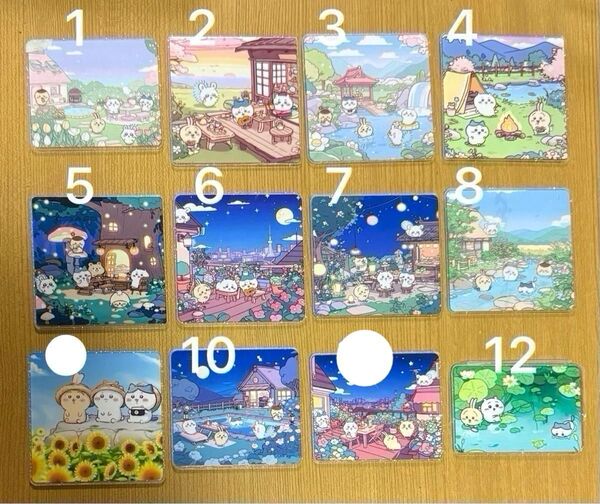 アクリルパーツ8cm キラキラ入り 特殊fm