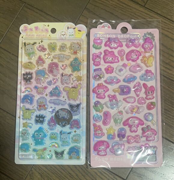 新品 ボンボンドロップシール うるちゅるポップシール サンリオ 2個セット