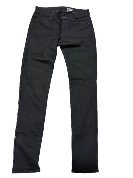 【値下げ中!】ユニクロ スキニーフィット ジーンズ 黒 28 UNIQLO デニム