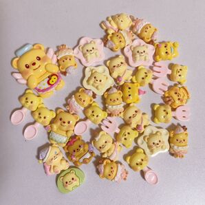 バターベア デコパーツ セット デカパ Butter bear ハンドメイドに
