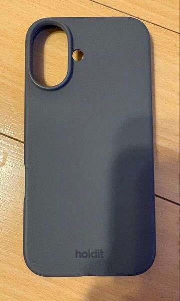 holdit(ホールディット)iPhone 16用 シリコンケース スペースグレー