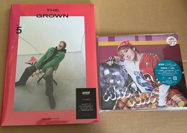 【即日発送】【3点セット】BULLET TRAIN No.5 YUKI PHOTO BOOK 「THE GROWN」