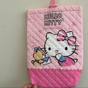 新品タグ付き キティちゃん 上靴袋 上履き入れ