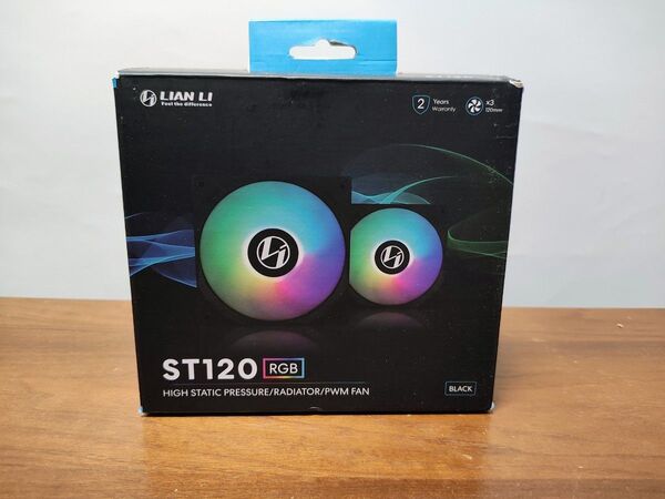 LIAN LI LIANLI ARGB対応120mmファン3個 コントローラー付きイルミネーションキット ST120-3B