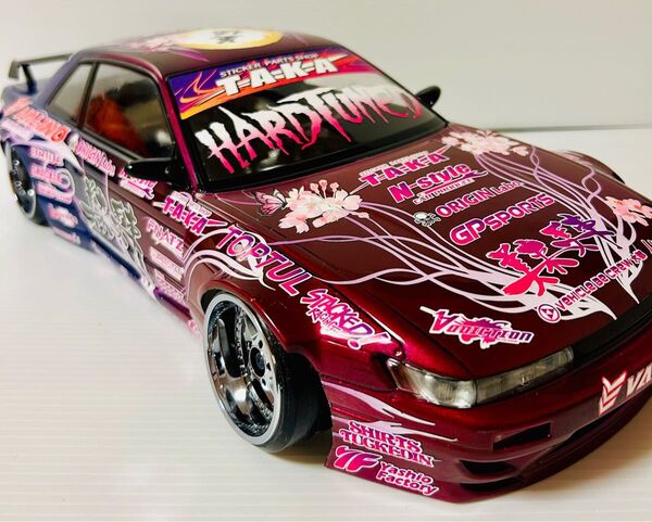 アディクション s13 ラジコン ボディ