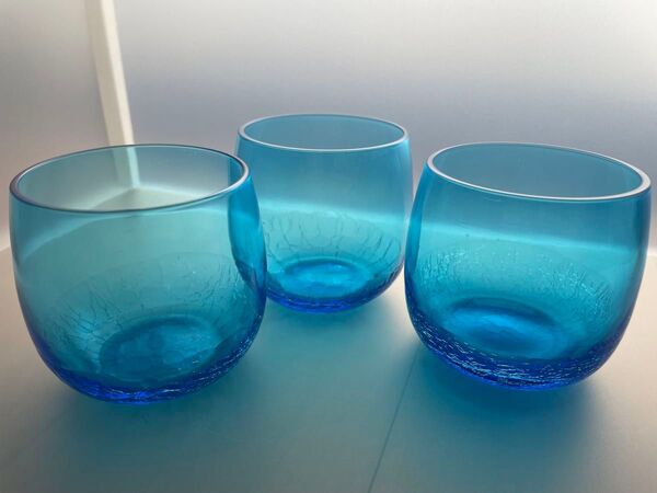 【美品】琉球グラス3個セット