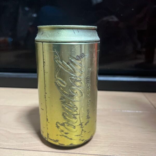 Coca-Cola 貯金箱 金色
