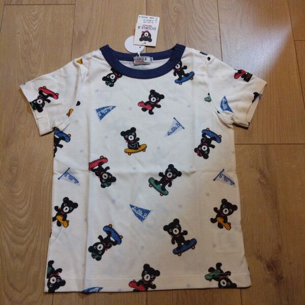 新品 タグ付き ミキハウス ダブルビー クマ スケボー 半袖 Tシャツ 110 キッズ 子供
