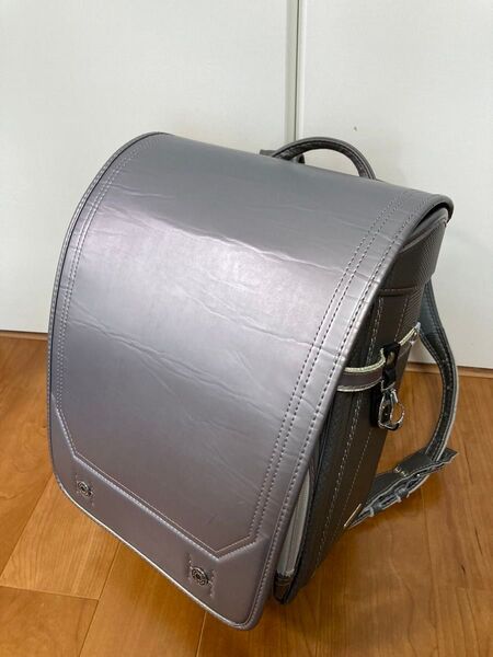 ランドセル ニトリ わんぱく組 cubbeシルバー グレー 合成皮革