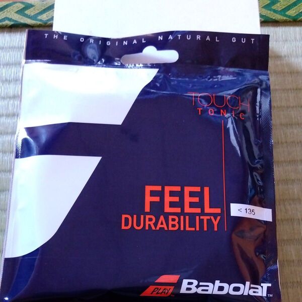 バボラ Babolat テニス用ストリング ガット TOUCH TONIC タッチトニック ナチュラル 長さ12m :