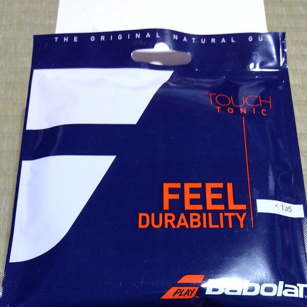 バボラ Babolat テニス用ストリング ガット TOUCH TONIC タッチトニック ナチュラル 長さ12m :