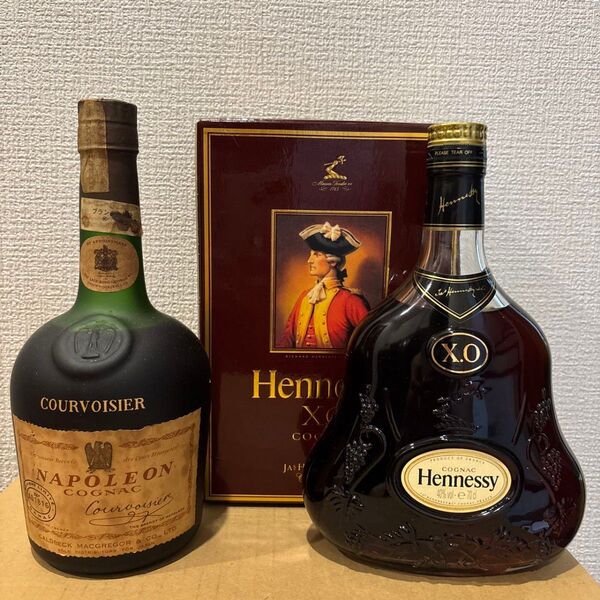 コニャック ブランデー ヘネシー XO & COURVOISIER ナポレオン Hennessy COGNAC NAPOLEON