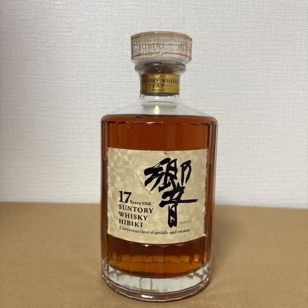 サントリー ウイスキー 響17年 裏ゴールドラベル 旧ボトル 未開封 古酒 SUNTORY WHISKY HIBIKI(2)
