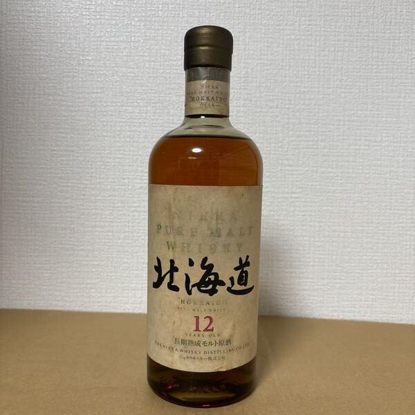 ニッカウイスキー ピュアモルト 北海道12年 未開封 長期熟成モルト原酒 NIKKA