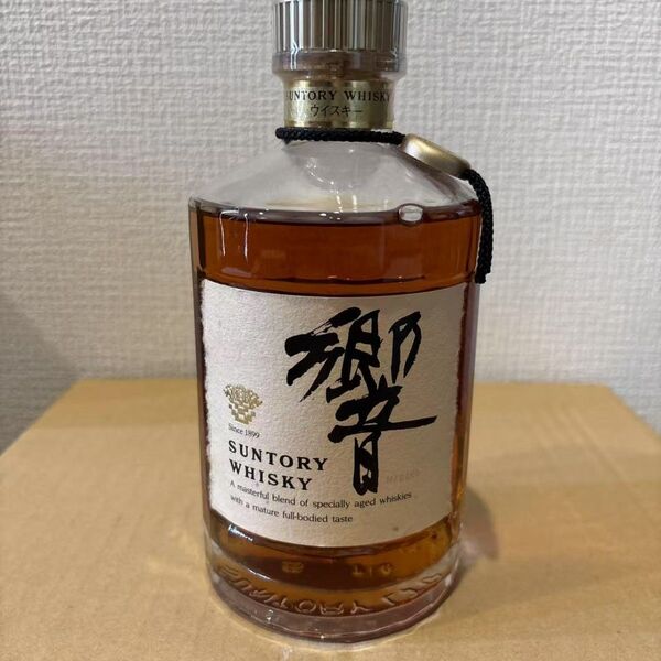 サントリー ウイスキー 響 裏ゴールドラベル 旧ボトル 金キャップ 古酒 SUNTORY WHISKY HIBIKI(7)
