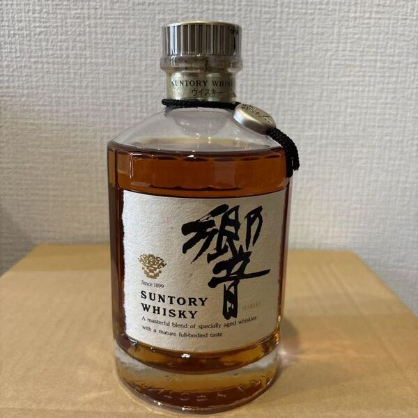 サントリー ウイスキー 響 裏ゴールドラベル 旧ボトル 金キャップ 古酒 SUNTORY WHISKY HIBIKI(10)