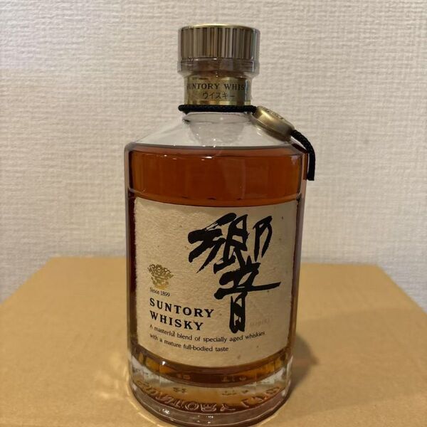 サントリー ウイスキー 響 裏ゴールドラベル 旧ボトル 金キャップ 古酒 SUNTORY WHISKY HIBIKI(12)