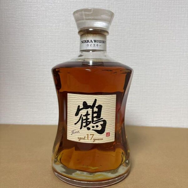 美品 ニッカウイスキー 鶴17年 未開封 古酒 NIKKA whisky スリムボトル ニッカ