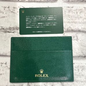 【良品】ROLEX ノベルティ カードケース グリーン 純正品