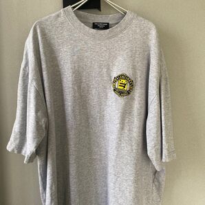 【スピード配送】BALENCIAGA エンブロイダリー ロゴTシャツ グレー XL ユニセックス