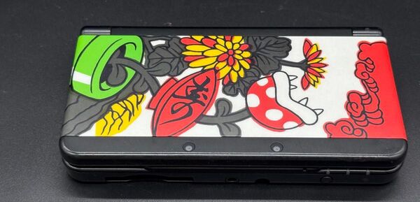 New ニンテンドー3DS Nintendo KTR-001 マリオ花札柄 着せ替えプレート