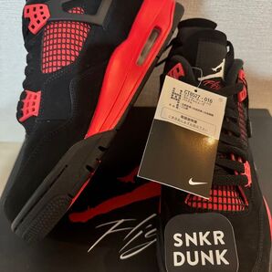 新品★ナイキ★エアジョーダン4 レッドサンダー★クリムゾン NIKE 29 ダンク Nike Air Jordan 4 ブレッド