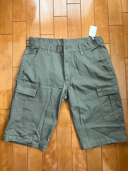 カーゴ ハーフパンツ ショートパンツ カーゴパンツ 短パン カーキ系