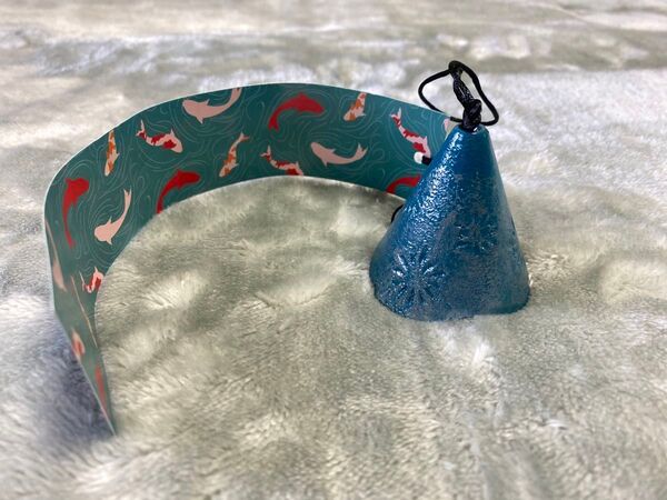 【新品】南部風鈴 ブルー花火 夏の風物詩 お洒落 インテリア 昭和 レトロ音の響き 鋳鉄 音色 縁側 軒下 室内装飾 雰囲気作り