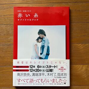 赤い糸 オフィシャルブック 帯付き 溝端淳平 南沢奈央