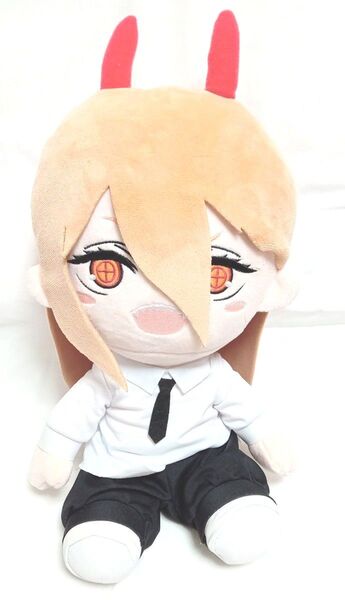 パワー 自慢 BIGぬいぐるみ 口開け 笑顔 チェンソーマン マスコット ぬいぐるみ 新品 未使用 大きい メガ ジャンボ