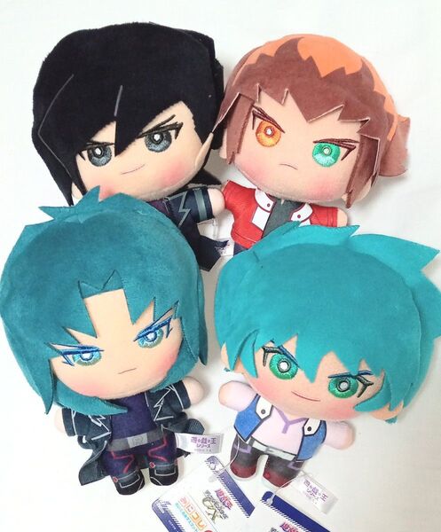 遊戯王 GX みにコレ! ぬいぐるみ マスコット まとめ セット 十代 万丈目 ヨハン ヘルカイザー亮 4個 タグ付き 新品