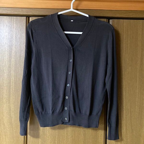 無印良品 カーディガン チャコールグレー