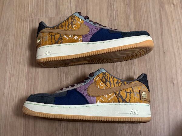 Travis Scott × Nike Air Force 1 Low Cactus Jack "Multi Color"28cm