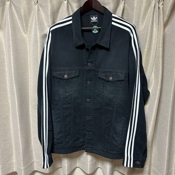 BALENCIAGA × Adidas denim jacket デニムジャケット オーバーサイズ
