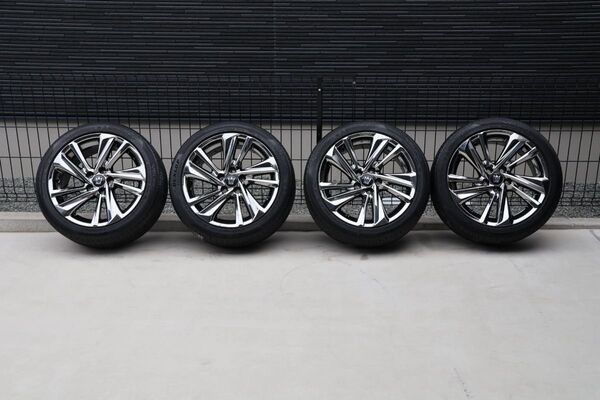 ② 220後期クラウンRSアドバンス純正ホイールタイヤナットセット1台分ダンロップビューロVE304 VEURO DUNLOP
