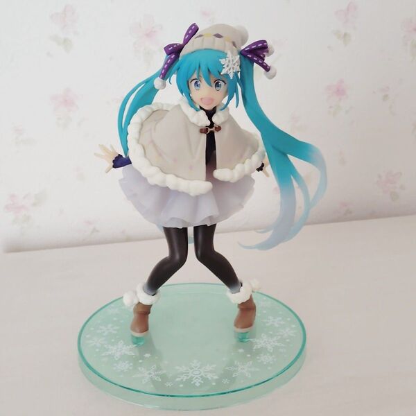 美品 初音ミク 冬服 雪 フィギュア