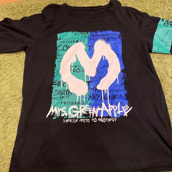 Mrs. GREEN APPLE ゼンジン未到とプロテスト Tシャツ