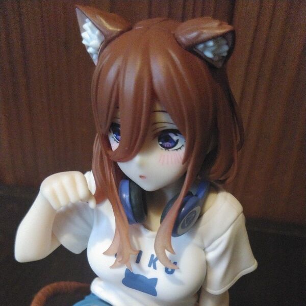 【箱無開封品】五等分の花嫁 Desktop Cute フィギュア 中野三玖 描き下ろし Cat room wear ver.